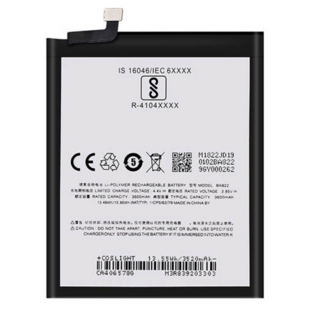Акумулятор BA822 для Meizu M8 Note/Note 8