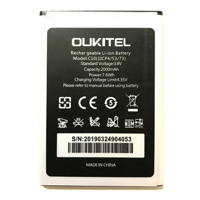 Акумулятор для Oukitel C10