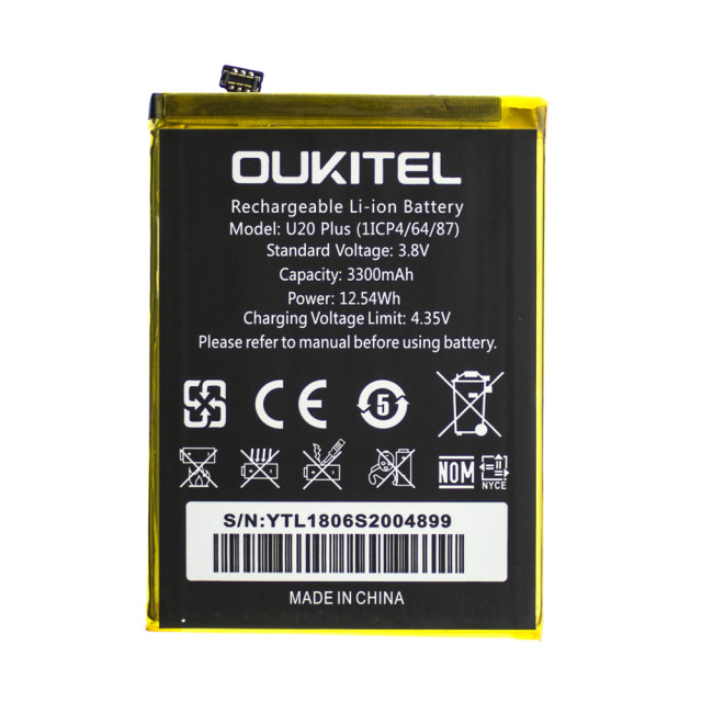 Акумулятор для Oukitel U20 Plus