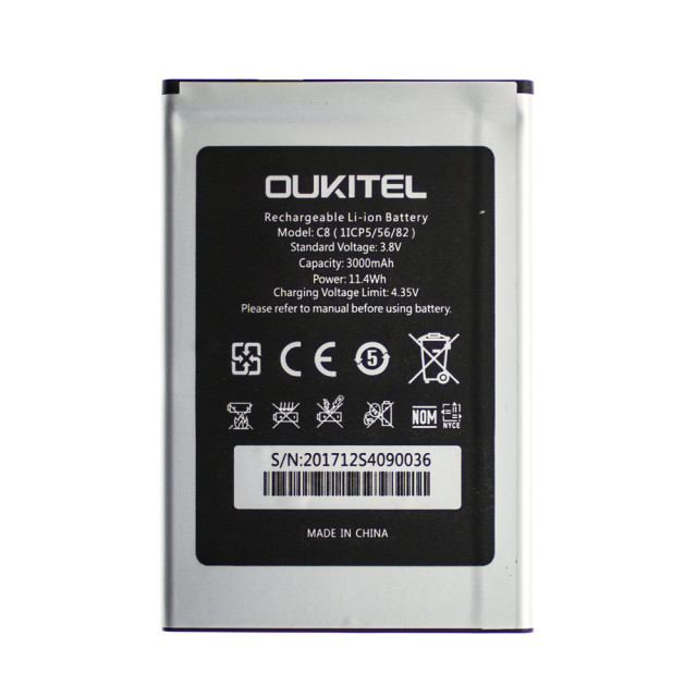 Акумулятор для Oukitel C8