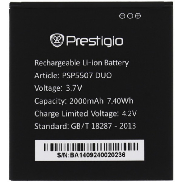 Акумулятор для Prestigio 5507
