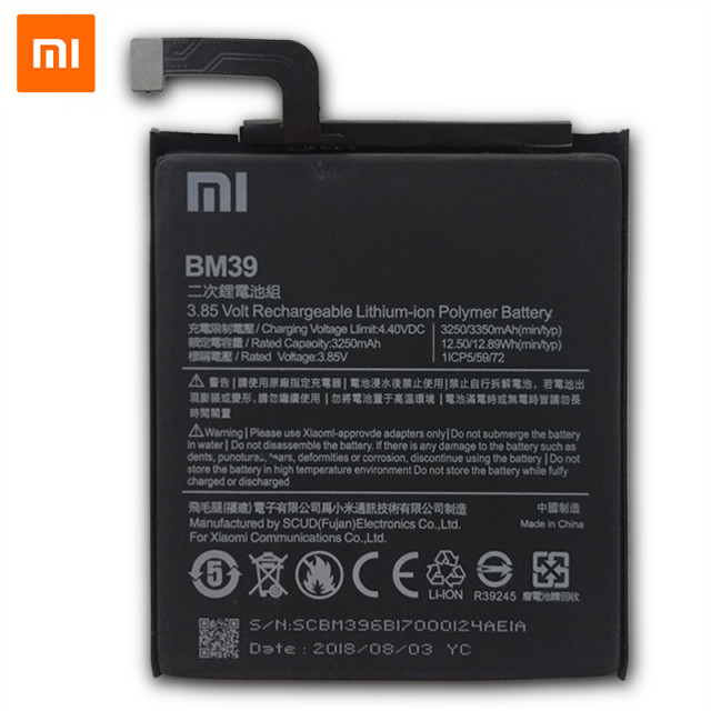Акумулятор BM39 для Xiaomi Mi6 
